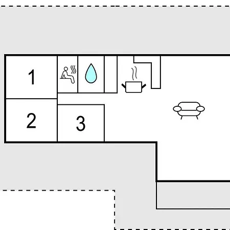 펜션 Three-bedroom With A Fireplace In